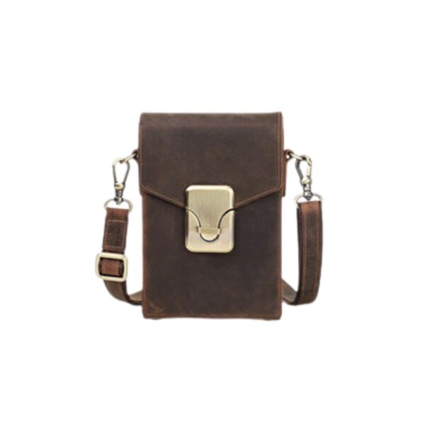 Bolsa Carteira Masculina em Couro – Marrom