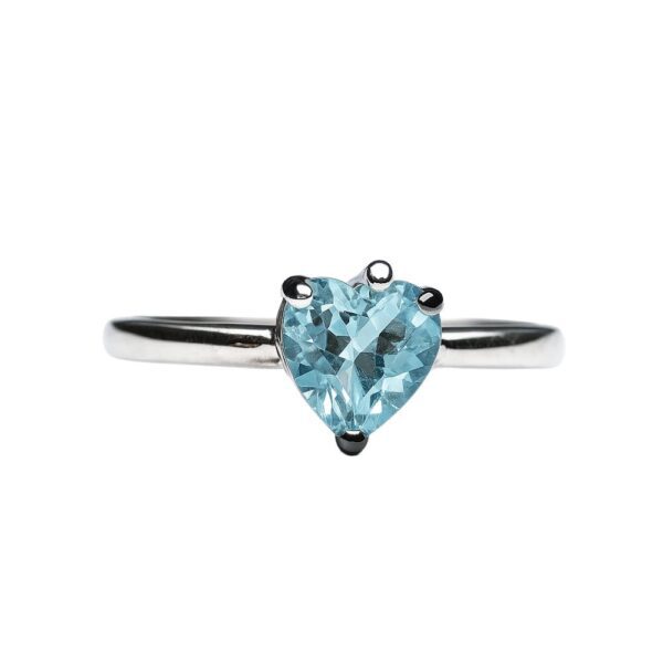 Women's Ring with Gemstone (aquamarine) - Image 2