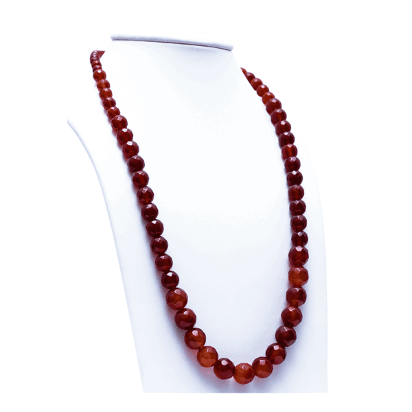 Set of Necklace and Earrings made with Agate stone - Image 2