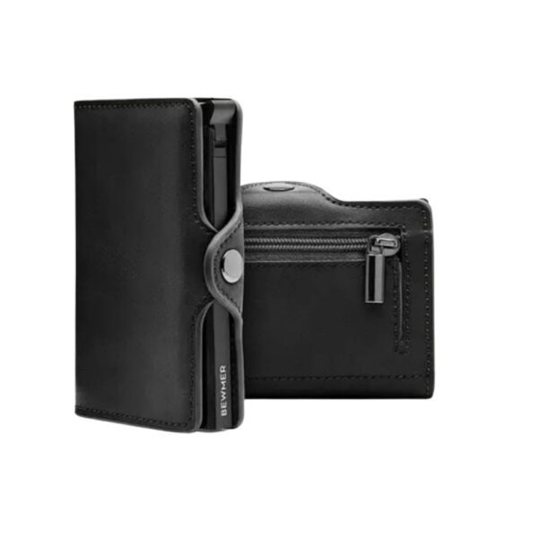 Leather Card Holder Wallet with Pop-Up System – RFID Anti-Theft - Image 6