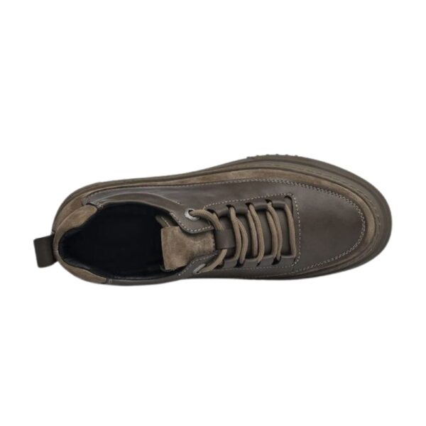Men's Casual Synthetic Leather Sneakers – Urban and Comfortable Style - Image 4