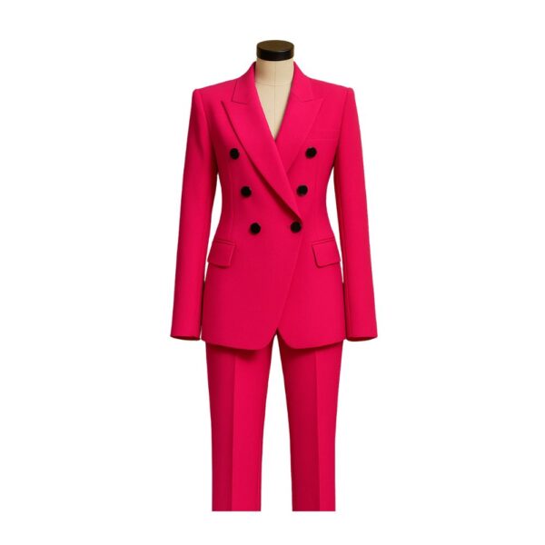 Women's Formal and Elegant Set – Blazer and Pink Pants