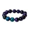 Pulseira de Ônix e Olho de Tigre 6mm - Proteção e Prosperidade de Moçambique