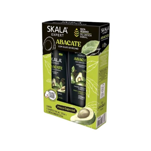 Kit Skala Expert Abacate – Shampoo 325ml + Condicionador 325ml