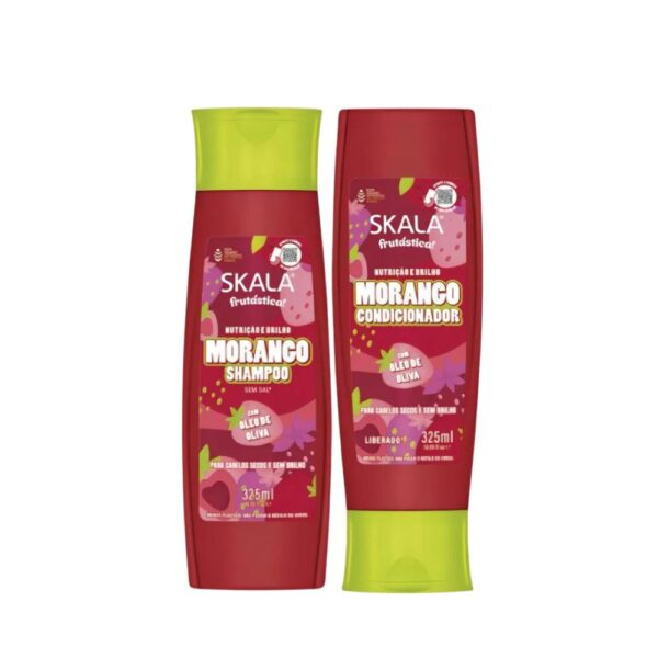 Skala Strawberry Kit – Shampoo 325ml + Conditioner 325ml - Image 2