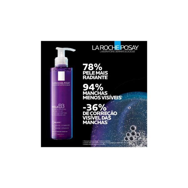 LA ROCHE POSAY Mela B3 Gel de Limpeza de Rosto Esfoliante Antimancha - Imagem 4