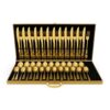 Jogo de Talheres Dourados Inox