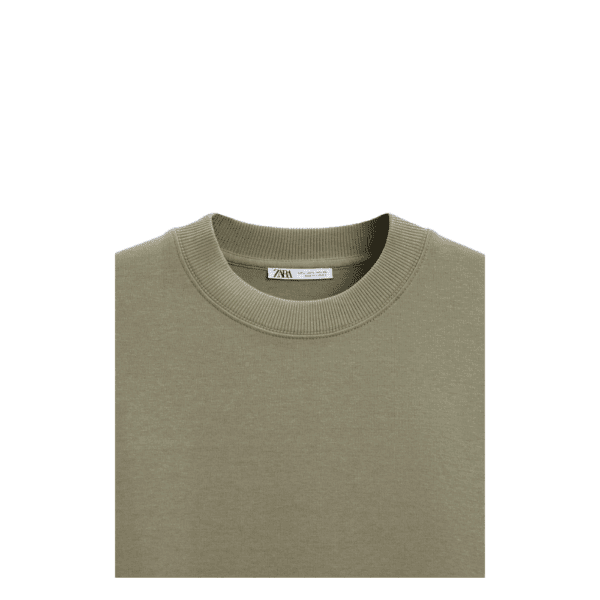 Zara Moletom Estrutura Interlock: Conforto e Estilo em Cada Detalhe - Imagem 3